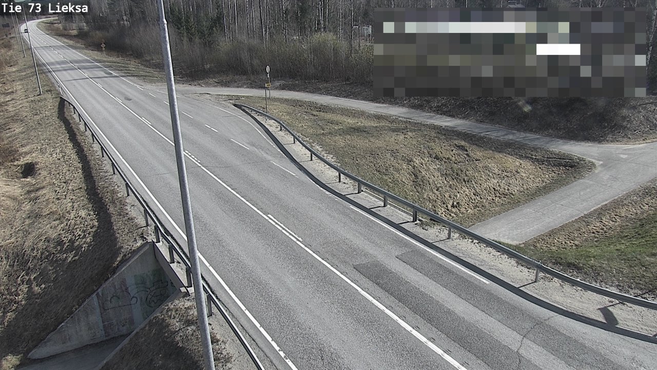 Weather Camera Image Väg 73 Lieksa, Lieksa, Pohjois-Karjala
