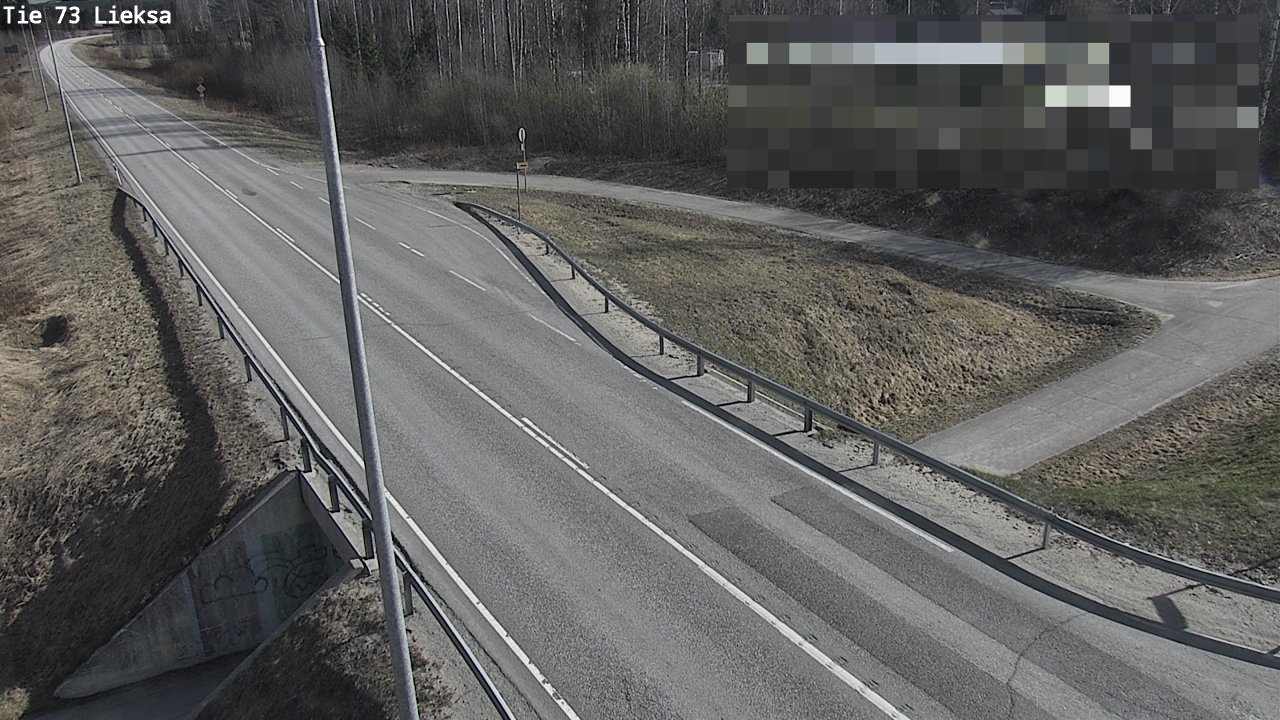 Weather Camera Image Väg 73 Lieksa, Lieksa, Pohjois-Karjala