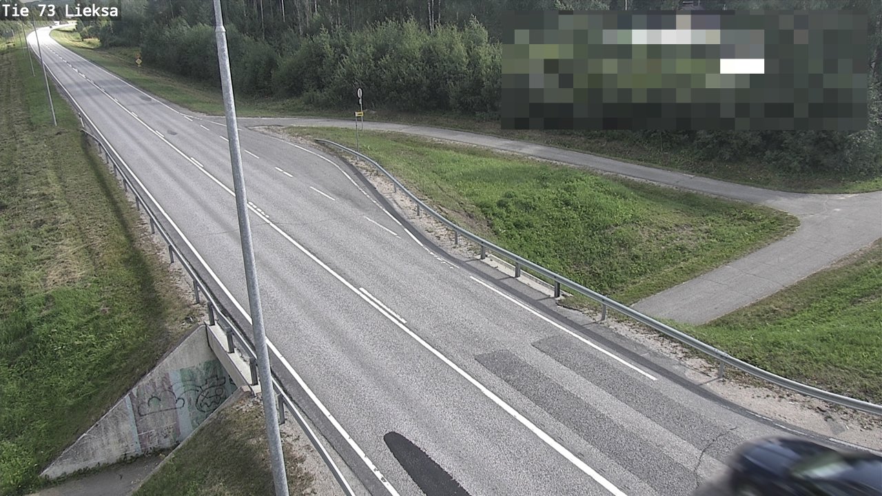 Weather Camera Image Väg 73 Lieksa, Lieksa, Pohjois-Karjala