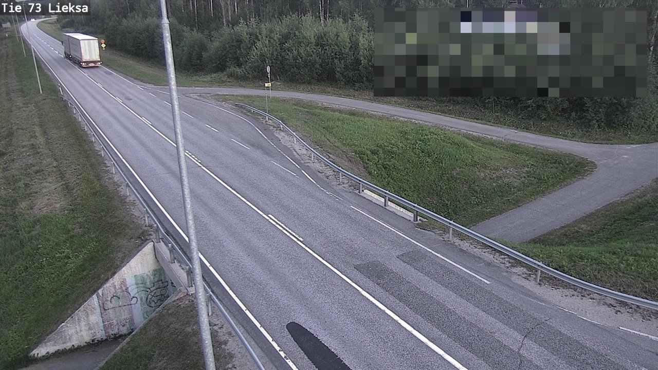 Weather Camera Image Väg 73 Lieksa, Lieksa, Pohjois-Karjala