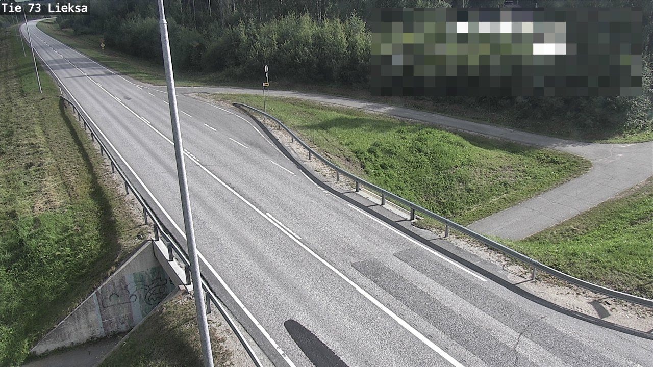 Weather Camera Image Väg 73 Lieksa, Lieksa, Pohjois-Karjala