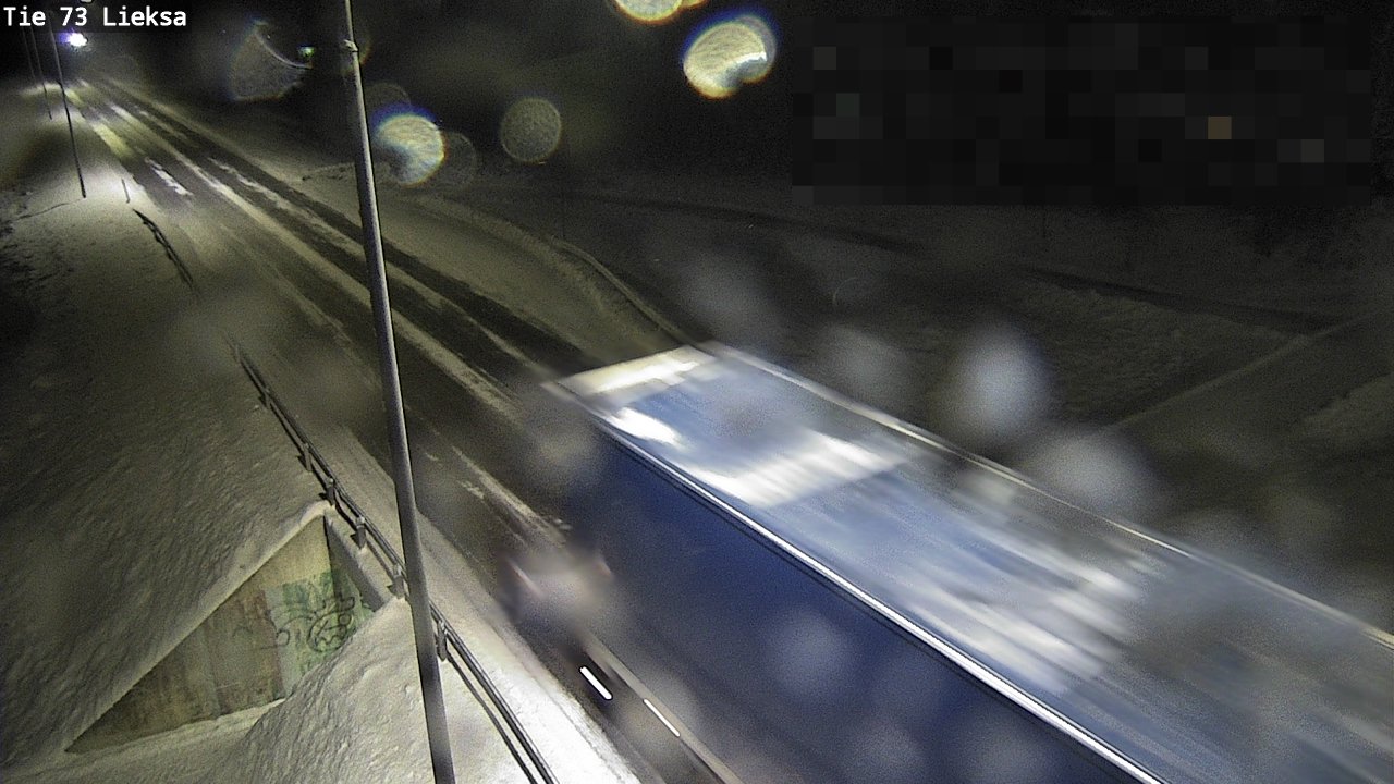 Weather Camera Image Väg 73 Lieksa, Lieksa, Pohjois-Karjala