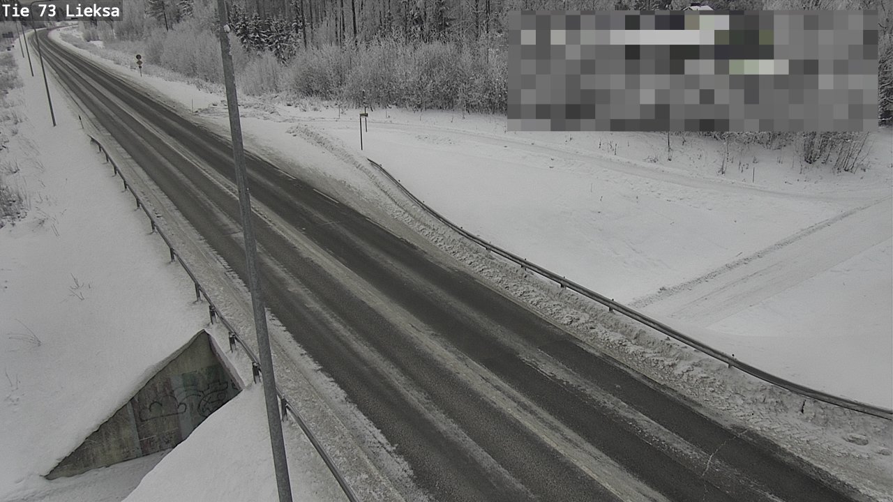 Weather Camera Image Väg 73 Lieksa, Lieksa, Pohjois-Karjala