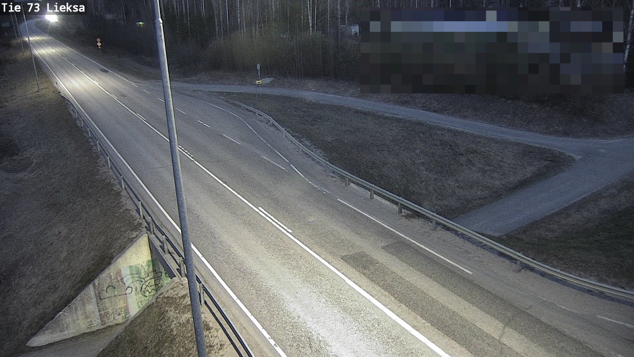 Weather Camera Image Väg 73 Lieksa, Lieksa, Pohjois-Karjala