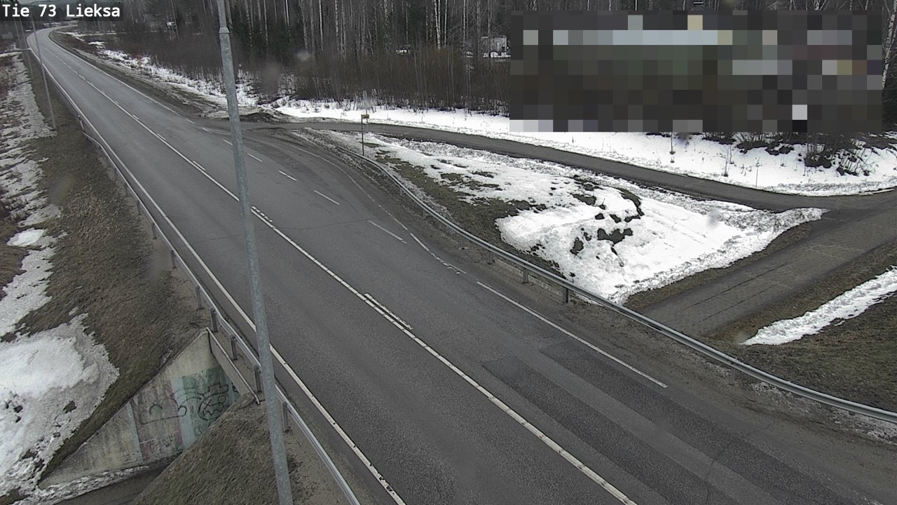 Weather Camera Image Väg 73 Lieksa, Lieksa, Pohjois-Karjala