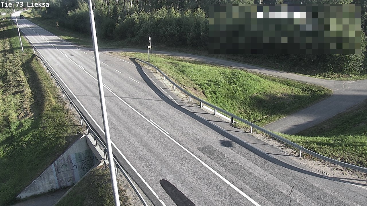 Weather Camera Image Väg 73 Lieksa, Lieksa, Pohjois-Karjala