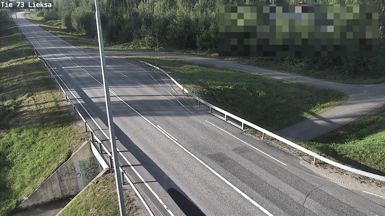 Weather Camera Image Väg 73 Lieksa, Lieksa, Pohjois-Karjala