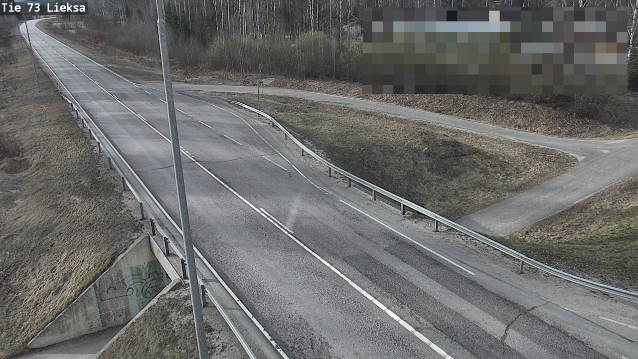 Weather Camera Image Väg 73 Lieksa, Lieksa, Pohjois-Karjala