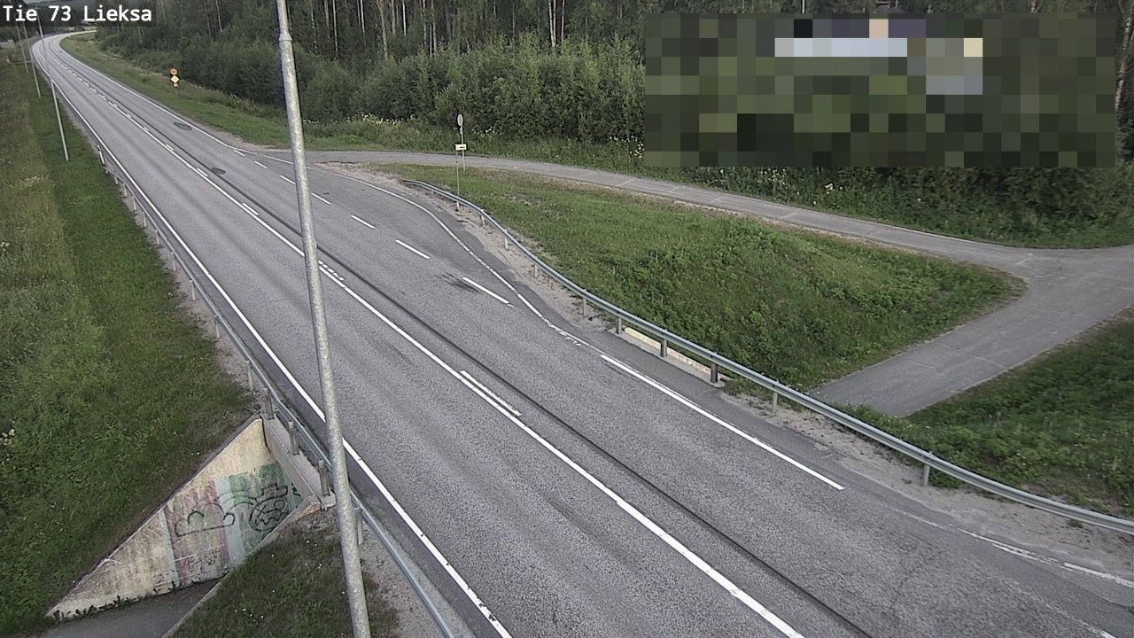 Weather Camera Image Väg 73 Lieksa, Lieksa, Pohjois-Karjala