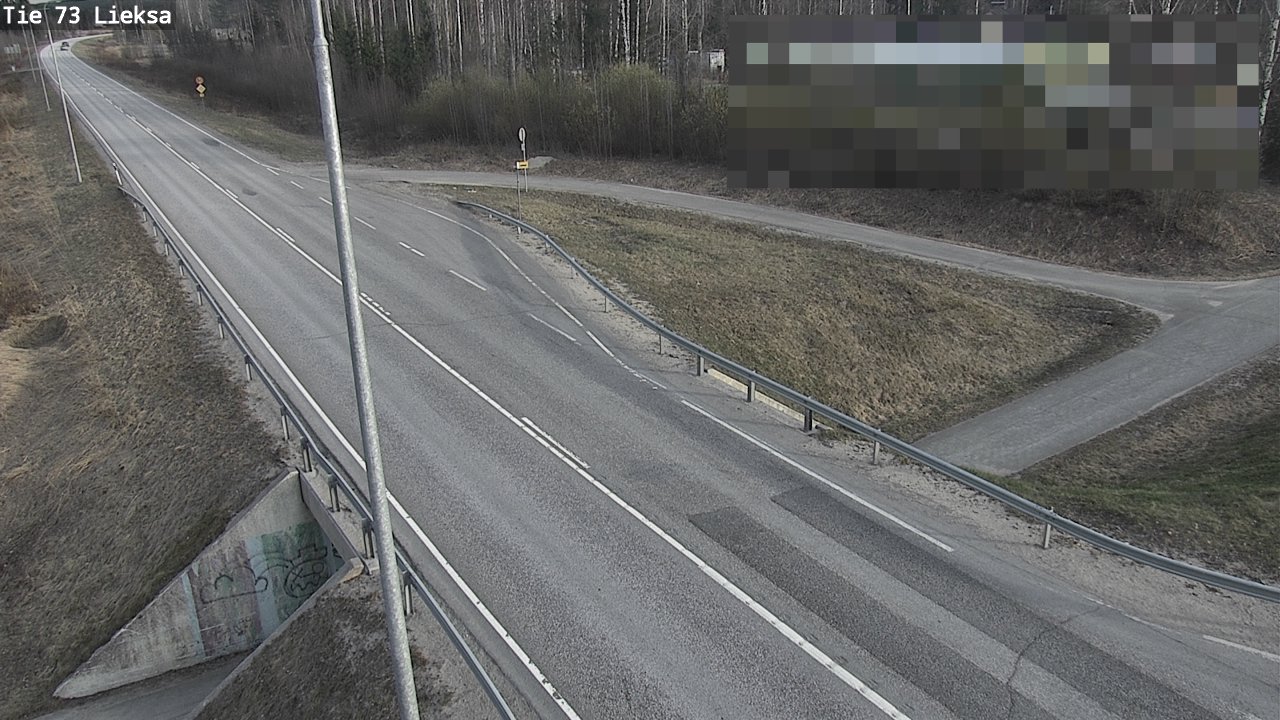 Weather Camera Image Väg 73 Lieksa, Lieksa, Pohjois-Karjala