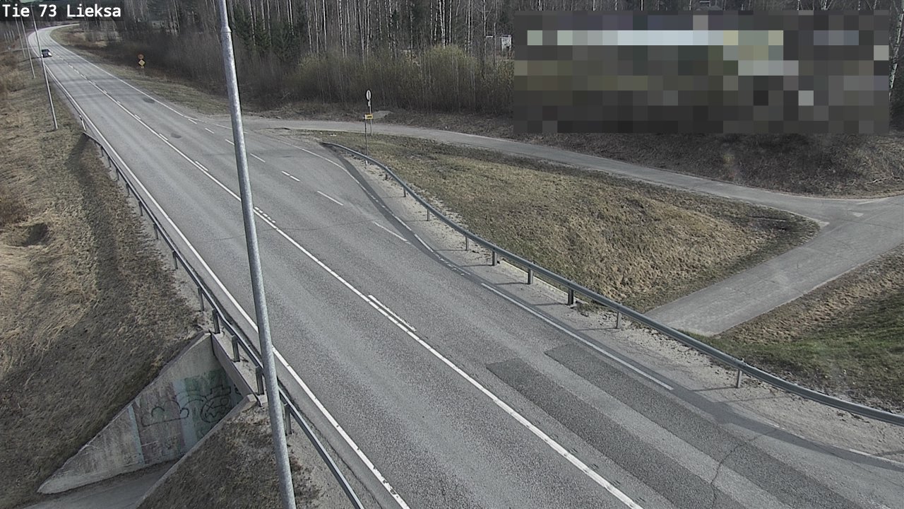 Weather Camera Image Väg 73 Lieksa, Lieksa, Pohjois-Karjala