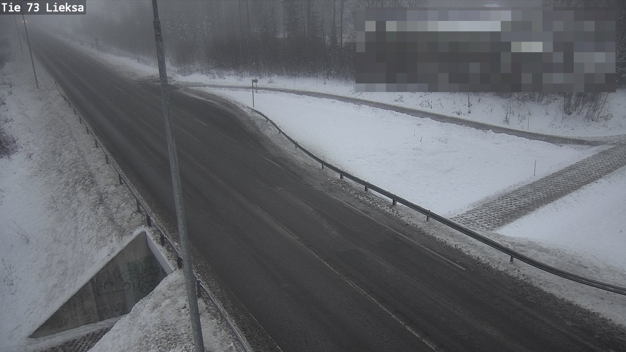 Weather Camera Image Väg 73 Lieksa, Lieksa, Pohjois-Karjala