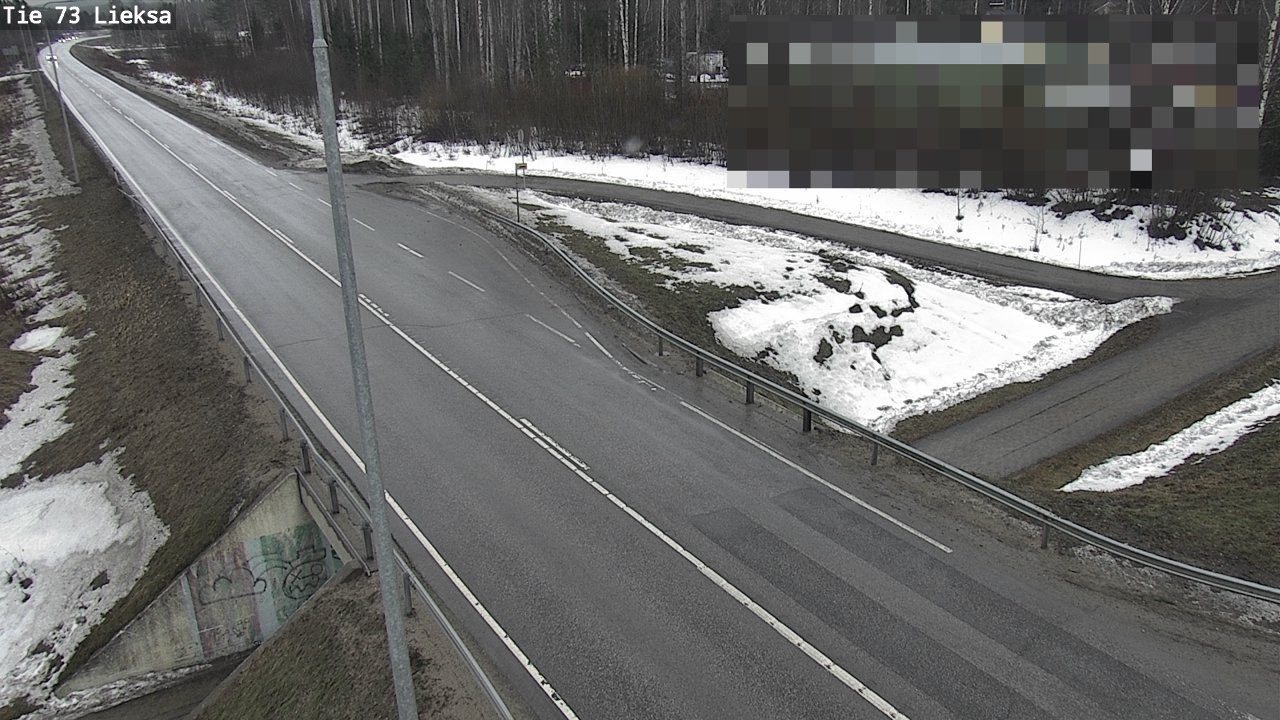 Weather Camera Image Väg 73 Lieksa, Lieksa, Pohjois-Karjala