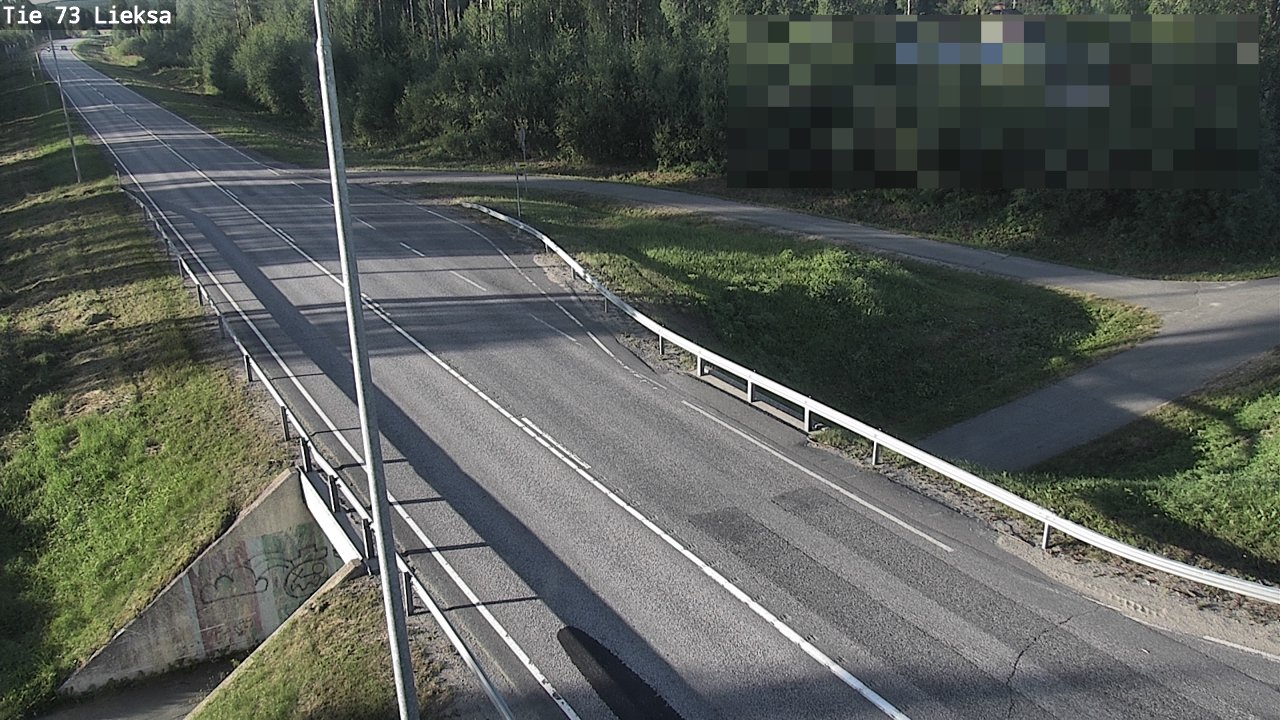 Weather Camera Image Väg 73 Lieksa, Lieksa, Pohjois-Karjala