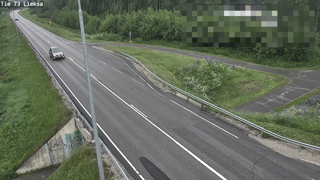 Weather Camera Image Väg 73 Lieksa, Lieksa, Pohjois-Karjala
