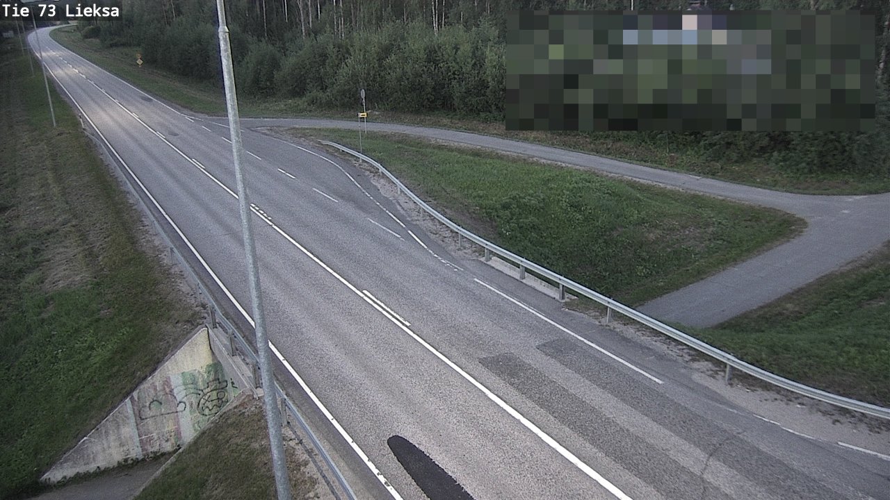 Weather Camera Image Väg 73 Lieksa, Lieksa, Pohjois-Karjala
