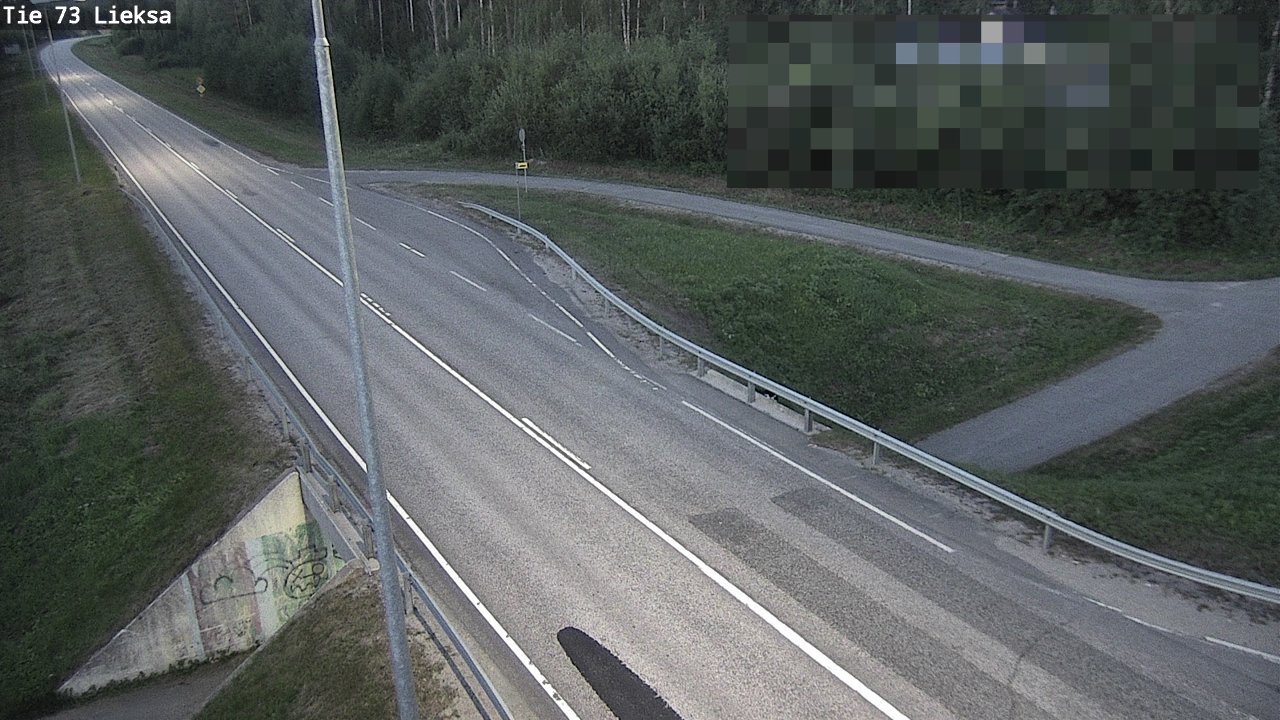 Weather Camera Image Väg 73 Lieksa, Lieksa, Pohjois-Karjala