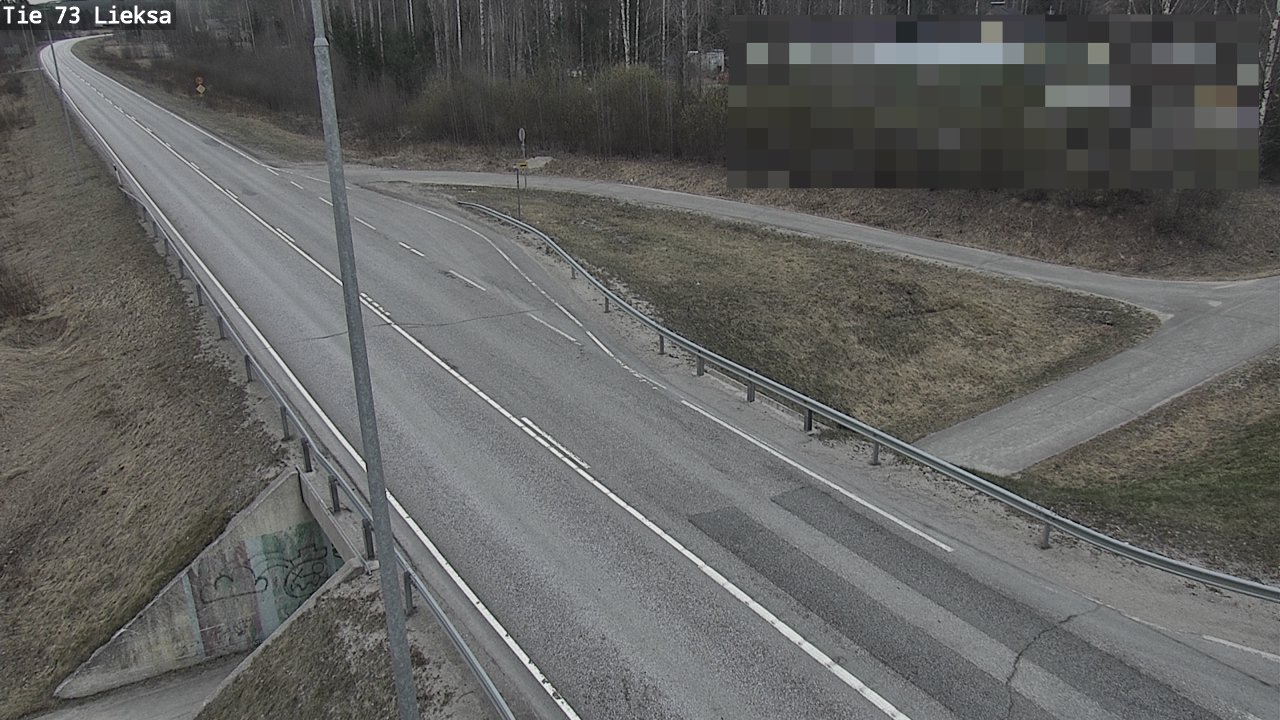Weather Camera Image Väg 73 Lieksa, Lieksa, Pohjois-Karjala