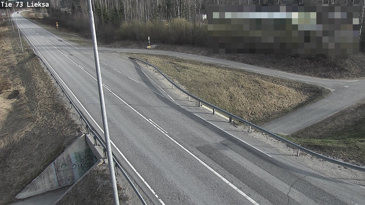 Weather Camera Image Väg 73 Lieksa, Lieksa, Pohjois-Karjala