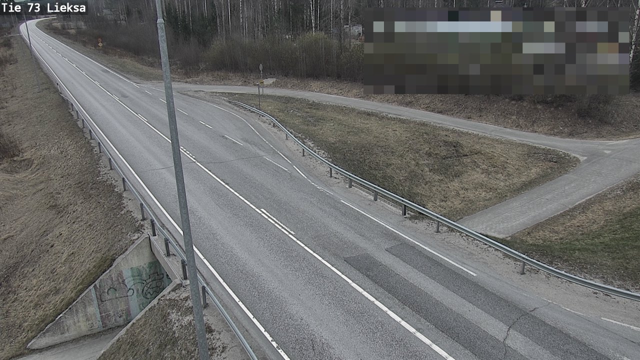Weather Camera Image Väg 73 Lieksa, Lieksa, Pohjois-Karjala
