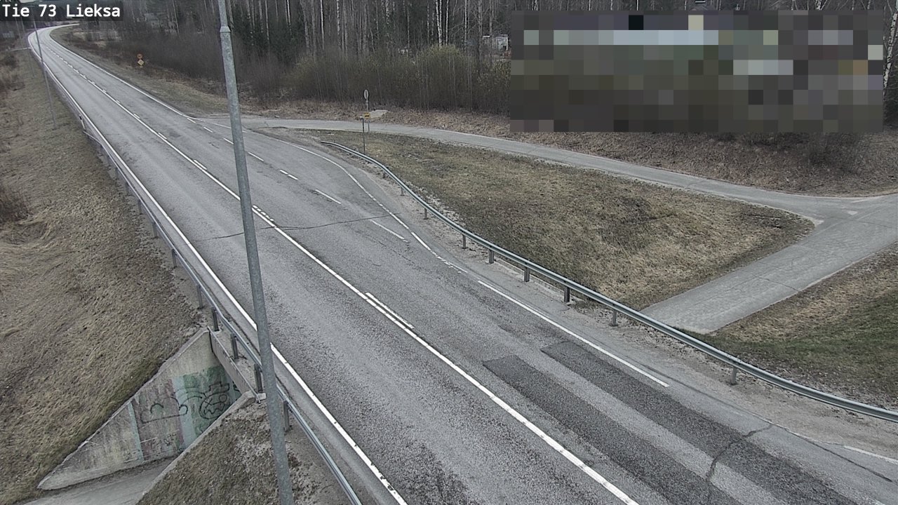 Weather Camera Image Väg 73 Lieksa, Lieksa, Pohjois-Karjala