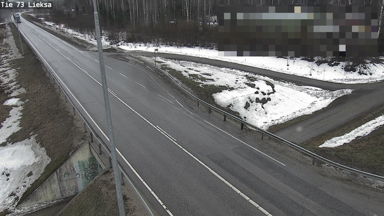 Weather Camera Image Väg 73 Lieksa, Lieksa, Pohjois-Karjala