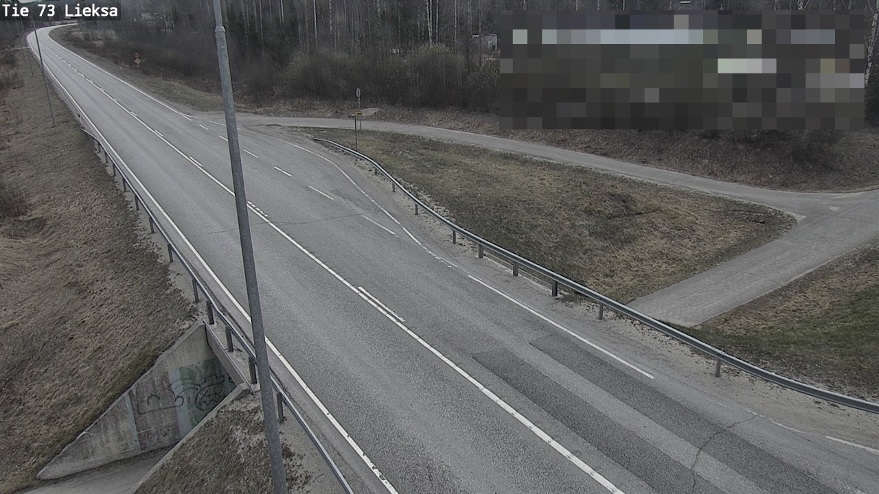 Weather Camera Image Väg 73 Lieksa, Lieksa, Pohjois-Karjala