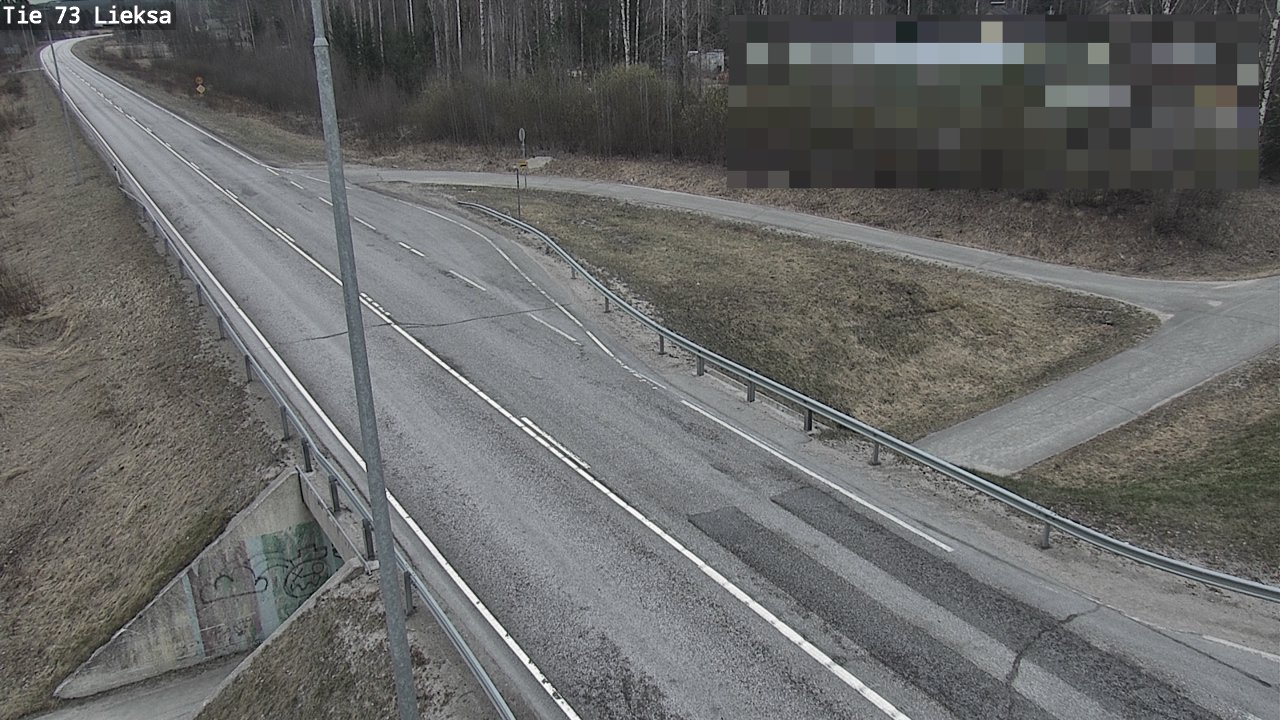 Weather Camera Image Väg 73 Lieksa, Lieksa, Pohjois-Karjala
