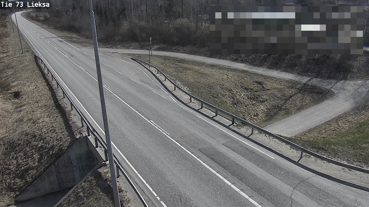 Weather Camera Image Väg 73 Lieksa, Lieksa, Pohjois-Karjala