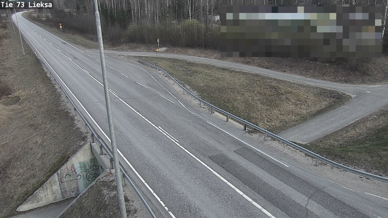Weather Camera Image Väg 73 Lieksa, Lieksa, Pohjois-Karjala
