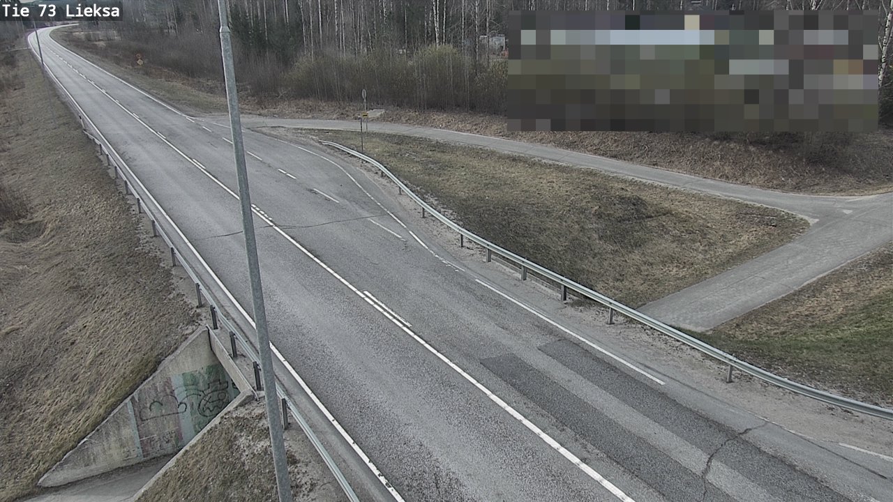 Weather Camera Image Väg 73 Lieksa, Lieksa, Pohjois-Karjala