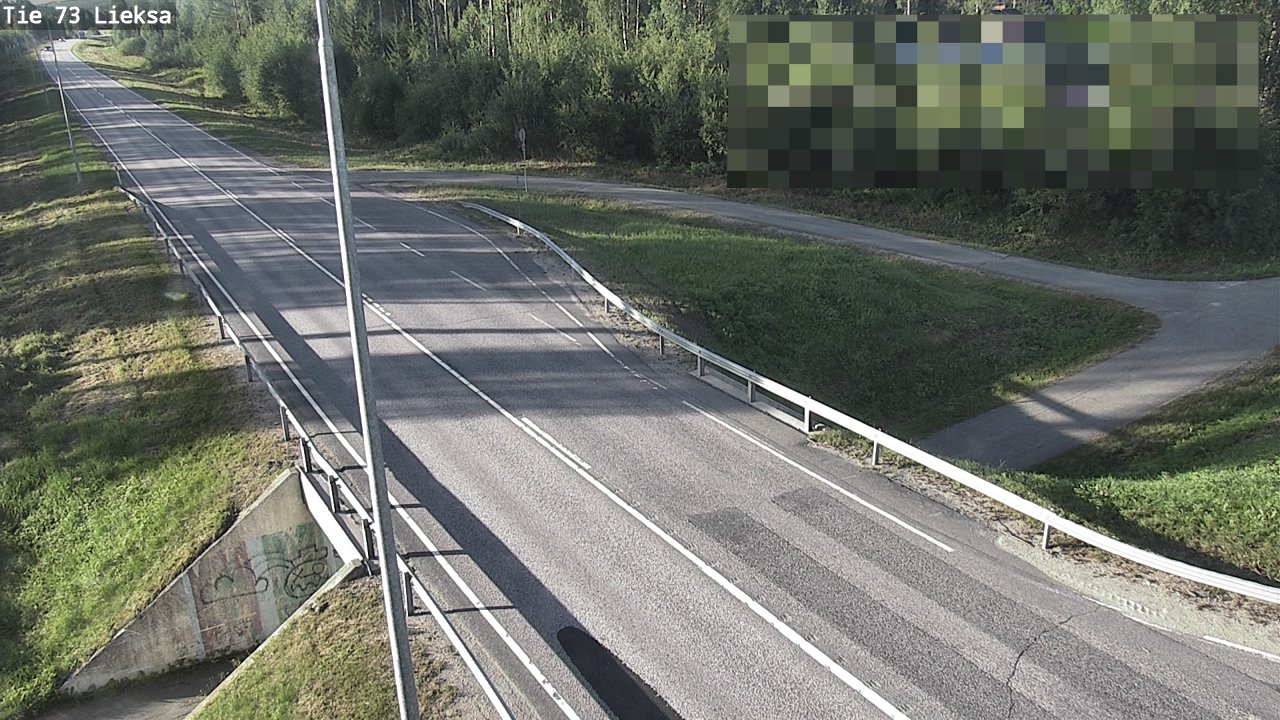 Weather Camera Image Väg 73 Lieksa, Lieksa, Pohjois-Karjala