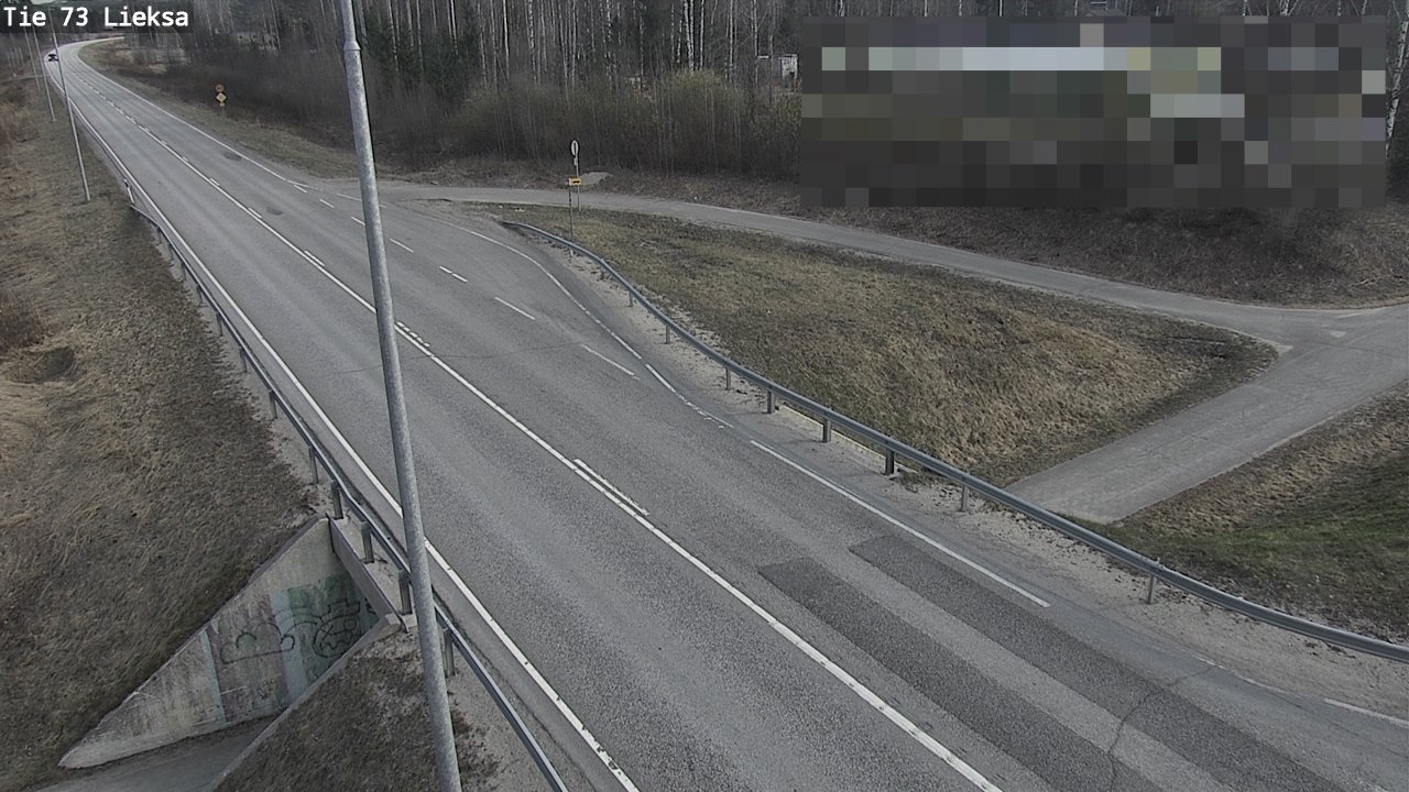 Weather Camera Image Väg 73 Lieksa, Lieksa, Pohjois-Karjala