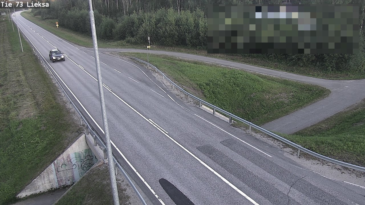 Weather Camera Image Väg 73 Lieksa, Lieksa, Pohjois-Karjala