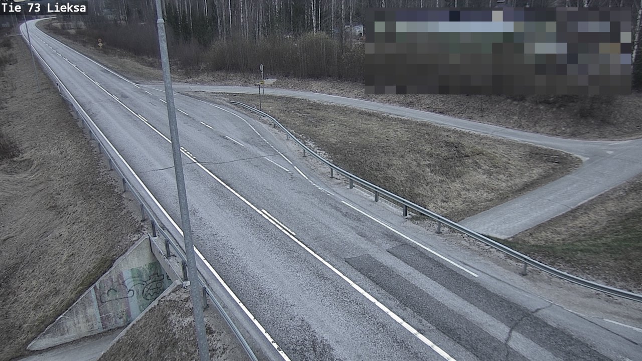 Weather Camera Image Väg 73 Lieksa, Lieksa, Pohjois-Karjala