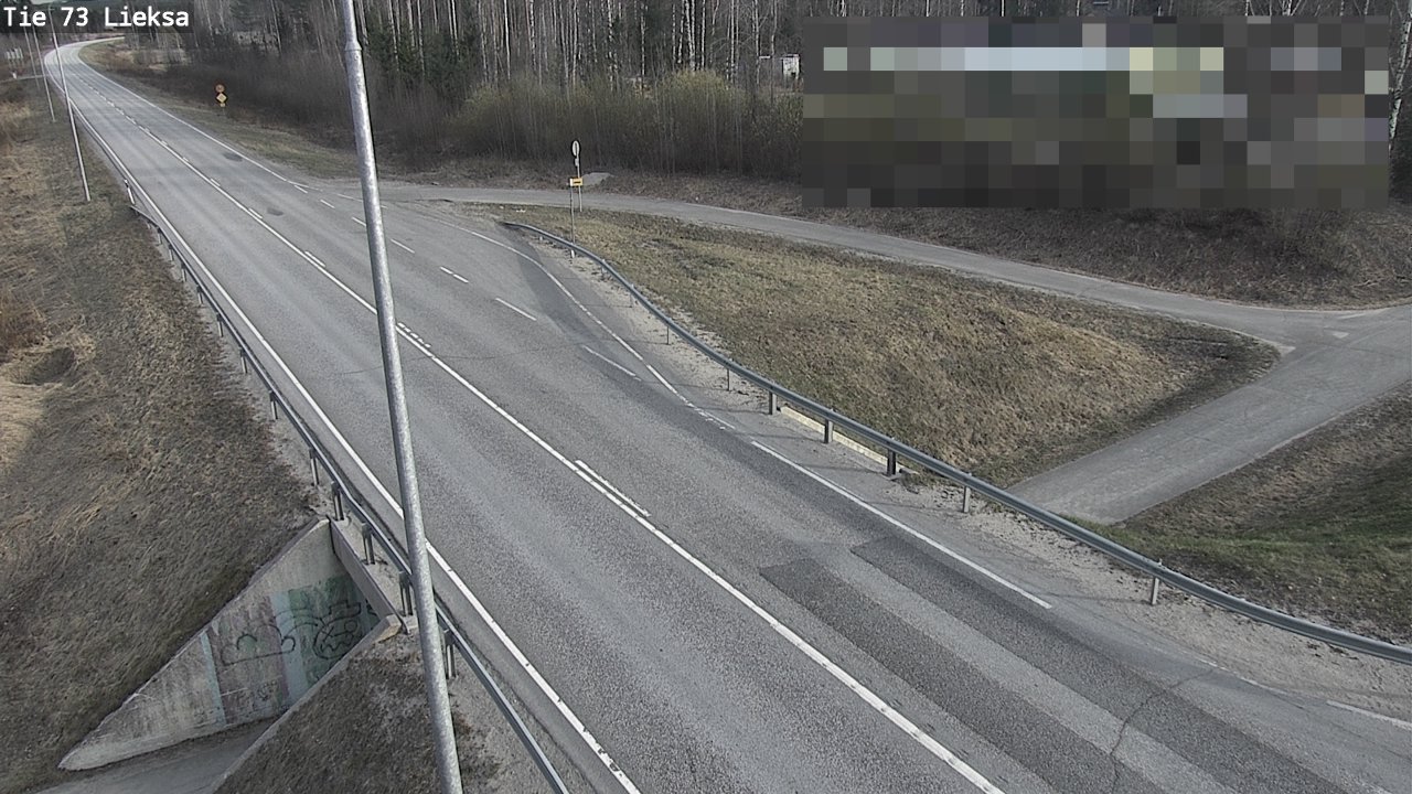 Weather Camera Image Väg 73 Lieksa, Lieksa, Pohjois-Karjala