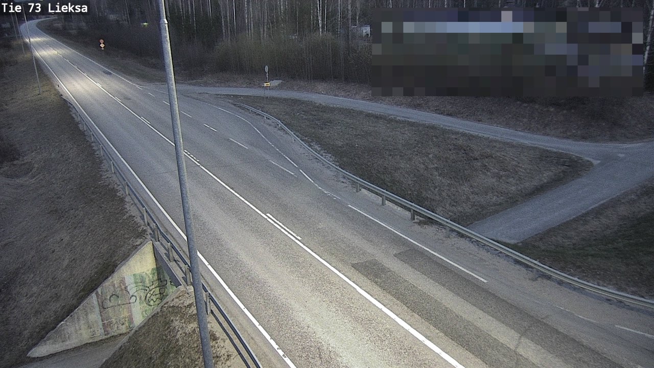 Weather Camera Image Väg 73 Lieksa, Lieksa, Pohjois-Karjala