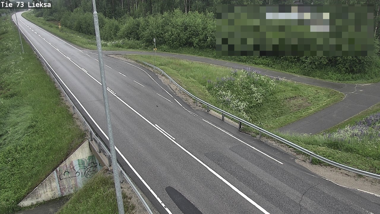 Weather Camera Image Väg 73 Lieksa, Lieksa, Pohjois-Karjala