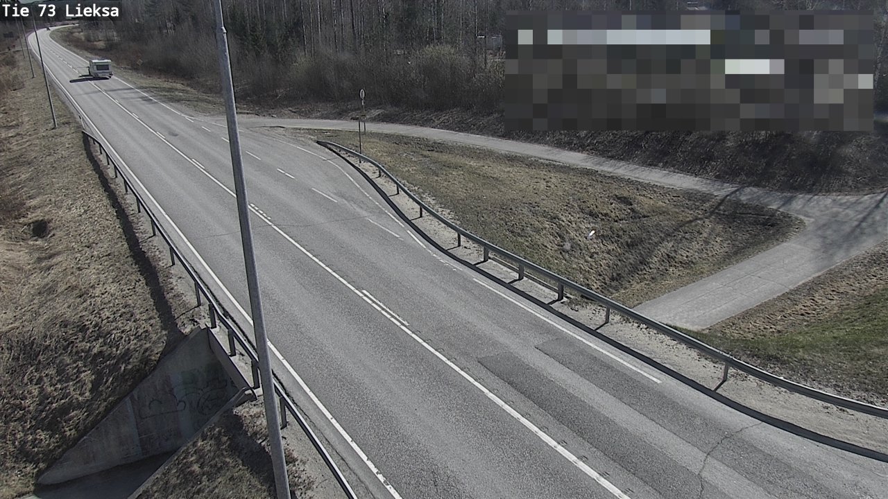 Weather Camera Image Väg 73 Lieksa, Lieksa, Pohjois-Karjala