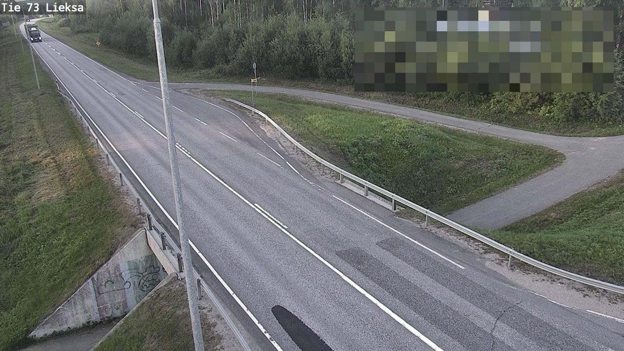 Weather Camera Image Väg 73 Lieksa, Lieksa, Pohjois-Karjala