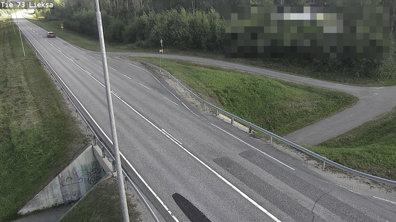 Weather Camera Image Väg 73 Lieksa, Lieksa, Pohjois-Karjala