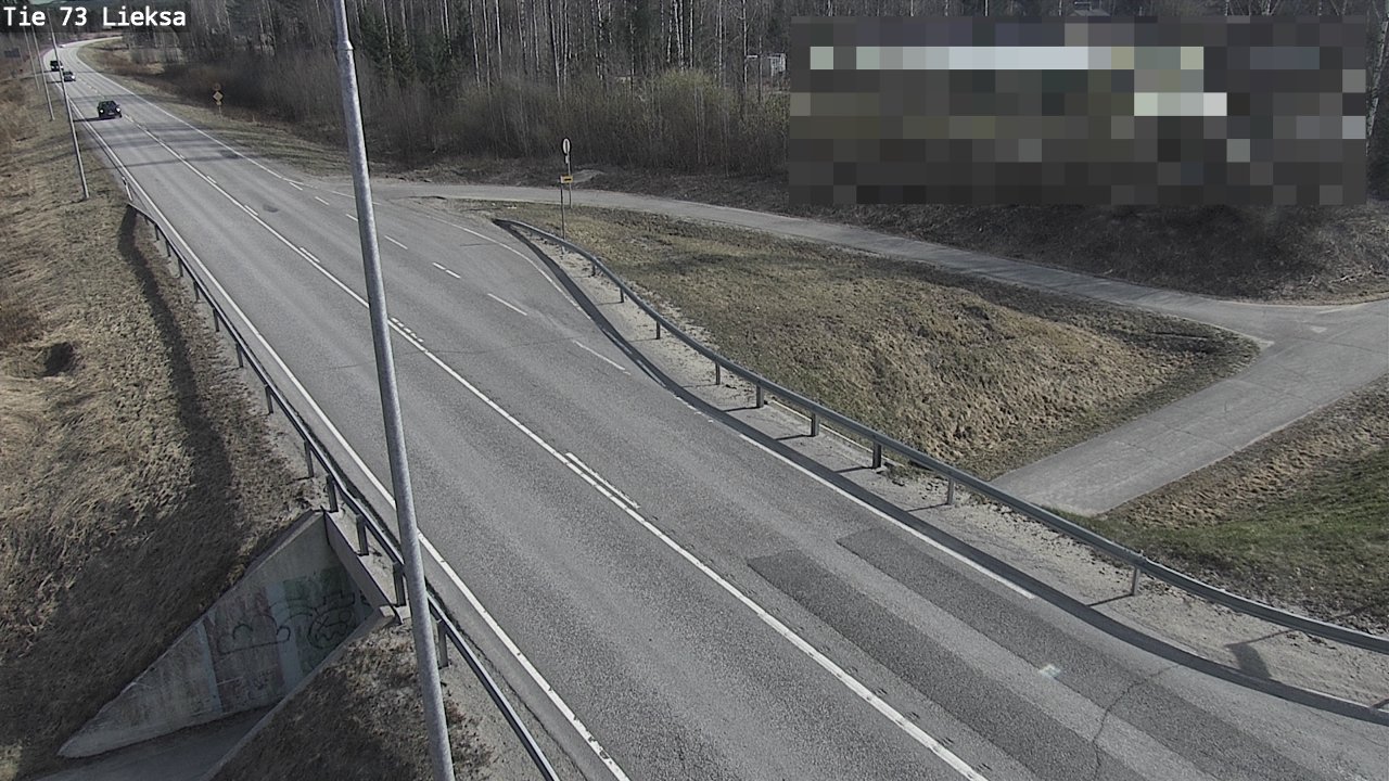 Weather Camera Image Väg 73 Lieksa, Lieksa, Pohjois-Karjala