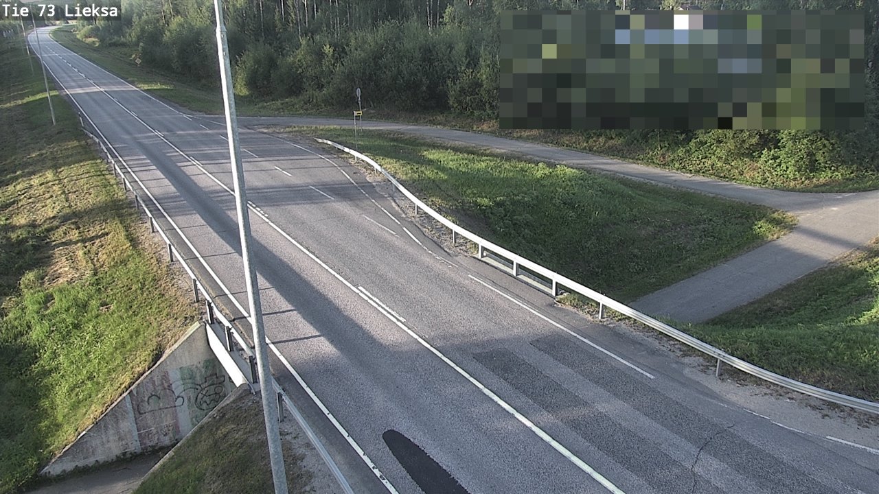 Weather Camera Image Väg 73 Lieksa, Lieksa, Pohjois-Karjala