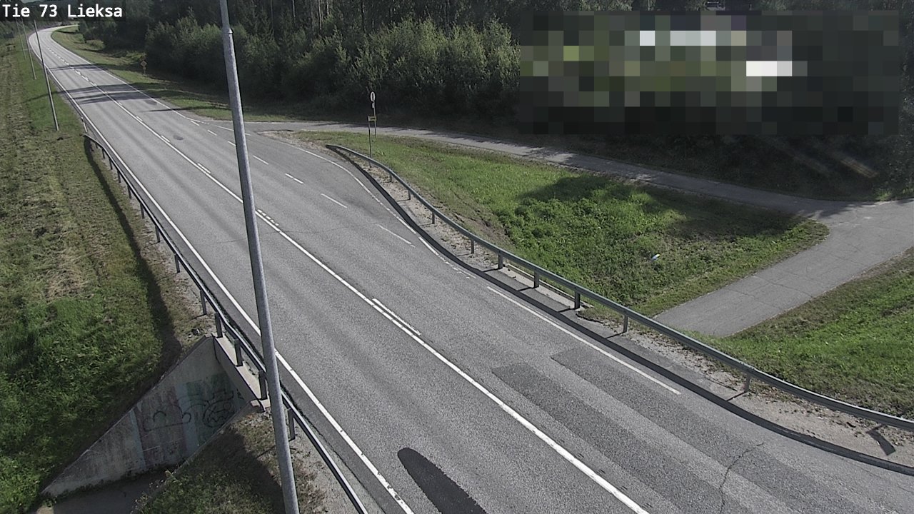 Weather Camera Image Väg 73 Lieksa, Lieksa, Pohjois-Karjala