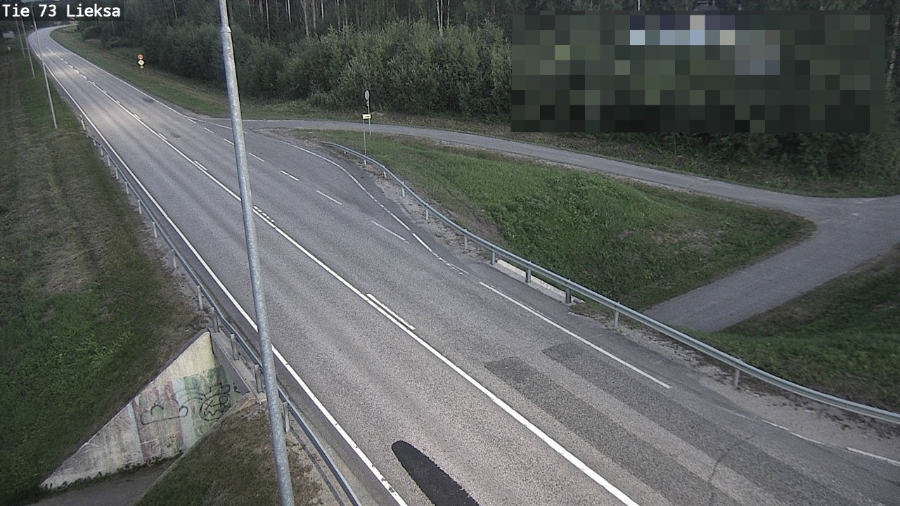 Weather Camera Image Väg 73 Lieksa, Lieksa, Pohjois-Karjala