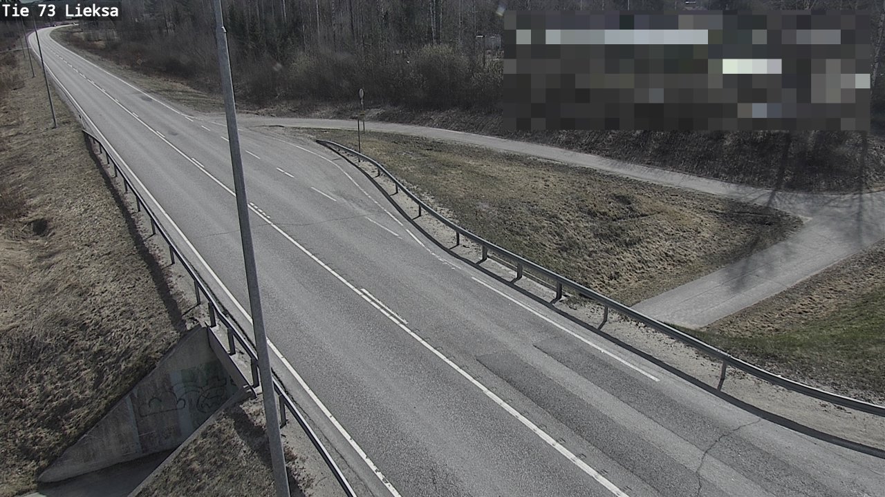 Weather Camera Image Väg 73 Lieksa, Lieksa, Pohjois-Karjala