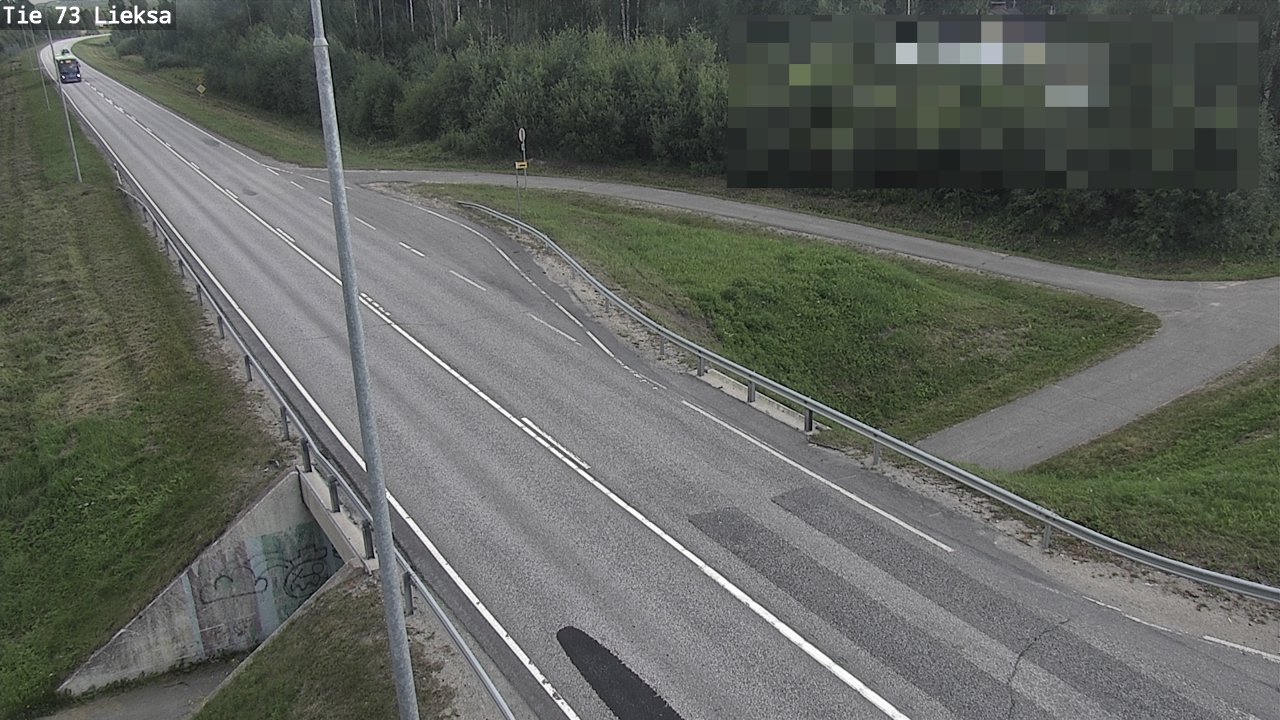 Weather Camera Image Väg 73 Lieksa, Lieksa, Pohjois-Karjala