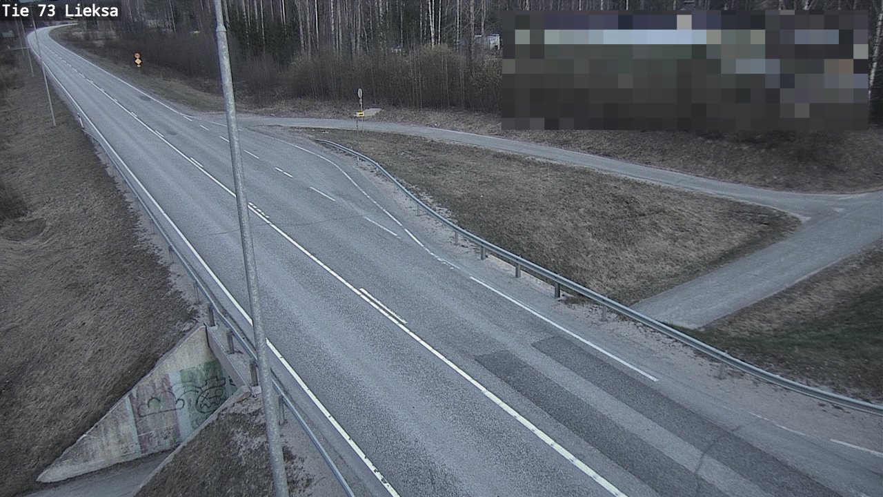 Weather Camera Image Väg 73 Lieksa, Lieksa, Pohjois-Karjala