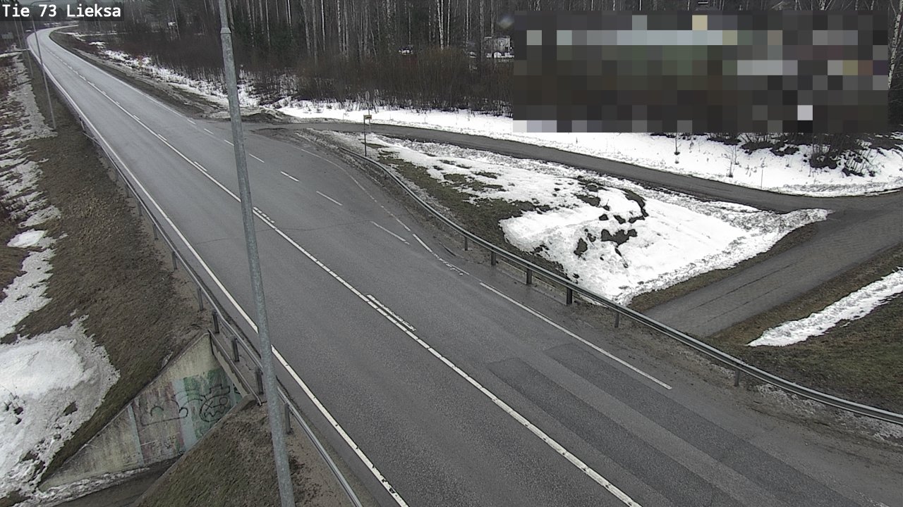 Weather Camera Image Väg 73 Lieksa, Lieksa, Pohjois-Karjala