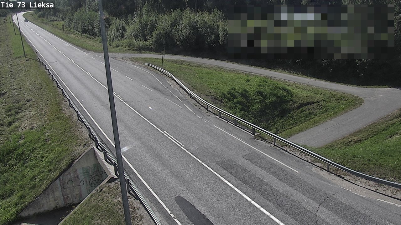Weather Camera Image Väg 73 Lieksa, Lieksa, Pohjois-Karjala